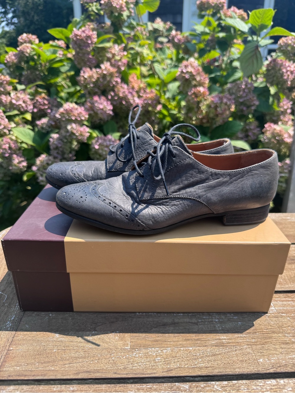 Mat20 Leather Lace-Up Oxfords - 38
